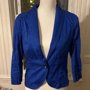 Cobalt blazer